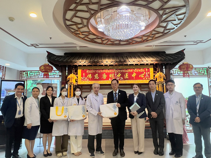 โรงพยาบาลรวมใจรักษ์ เข้าเยี่ยมชมแผนกแพทย์แผนจีน โรงพยาบาลเกษมราษฎร์ประชาชื่น